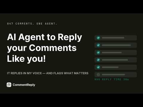CommentAgent product demo